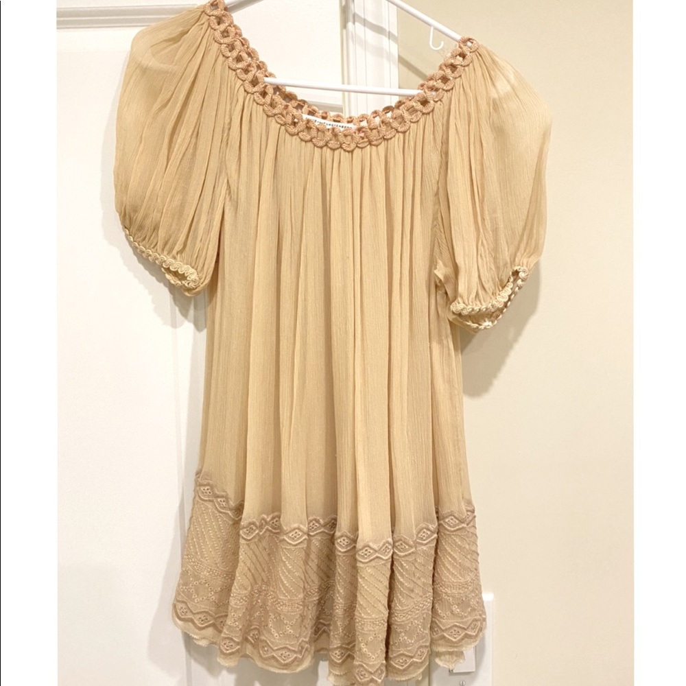 Diane von Furstenberg - Beige Flowy Blouse
